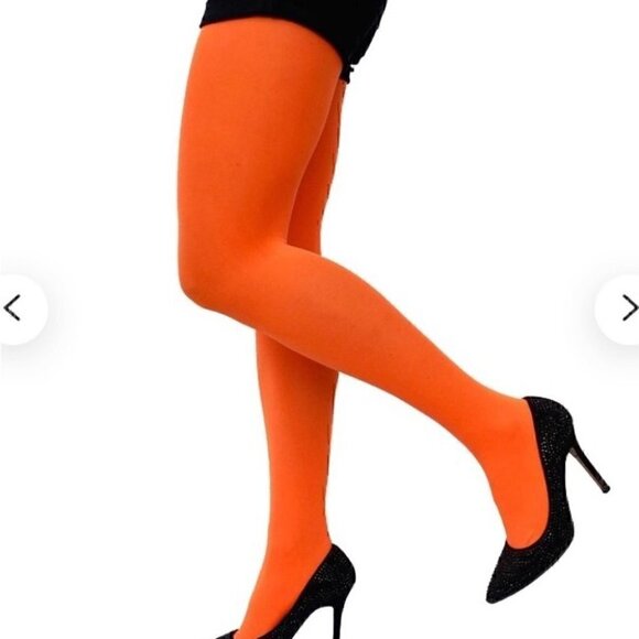 Bright Orange Tights NWT - Picture 5 of 5